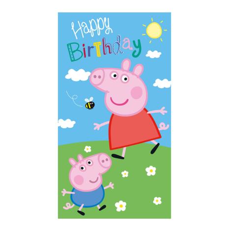 Happy Birthday Peppa Pig Birthday Card £1.59